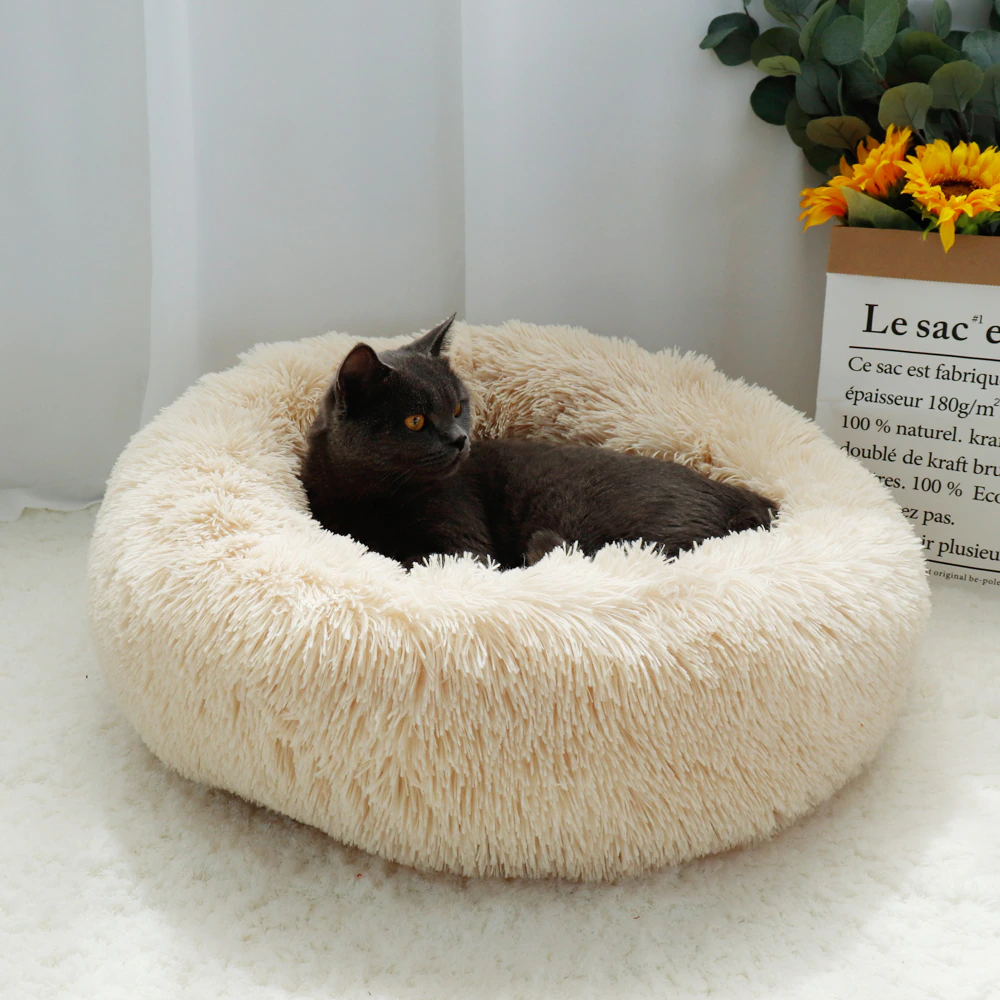 round cat bed