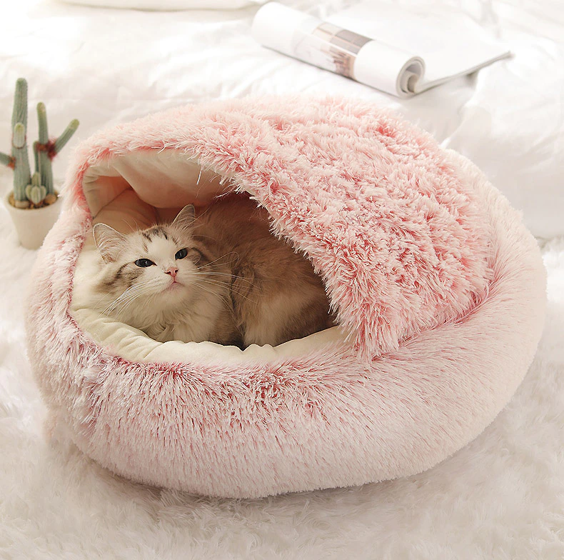 Round Cat Bed Nest