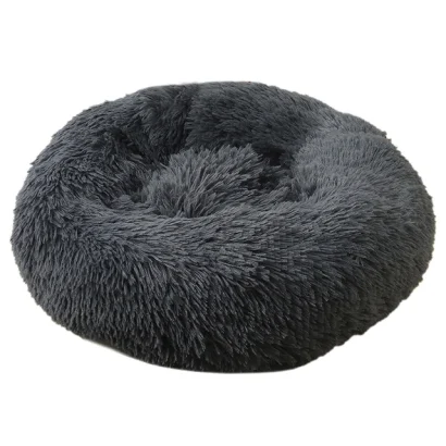 Round Cat Bed black
